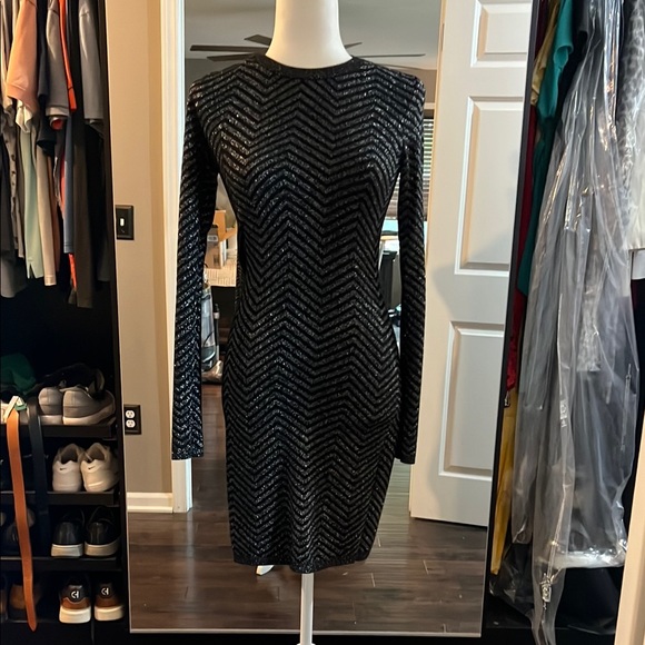 Express Dresses & Skirts - Express Black Long Sleeve Sheath Dress